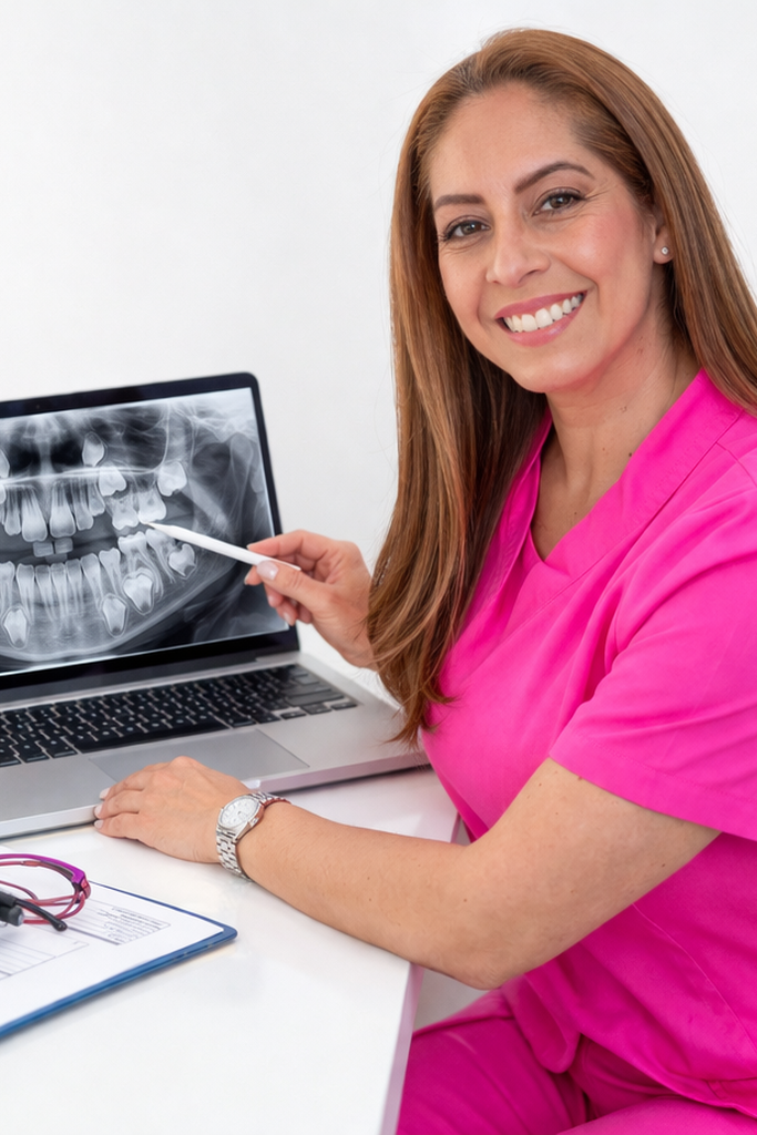 day-care-home-teacher-image-3 dentista viendo radiografía panorámica cirugía dental